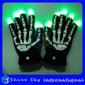 Fashion New Coming Colorful Flashing Led Lighting Gloves